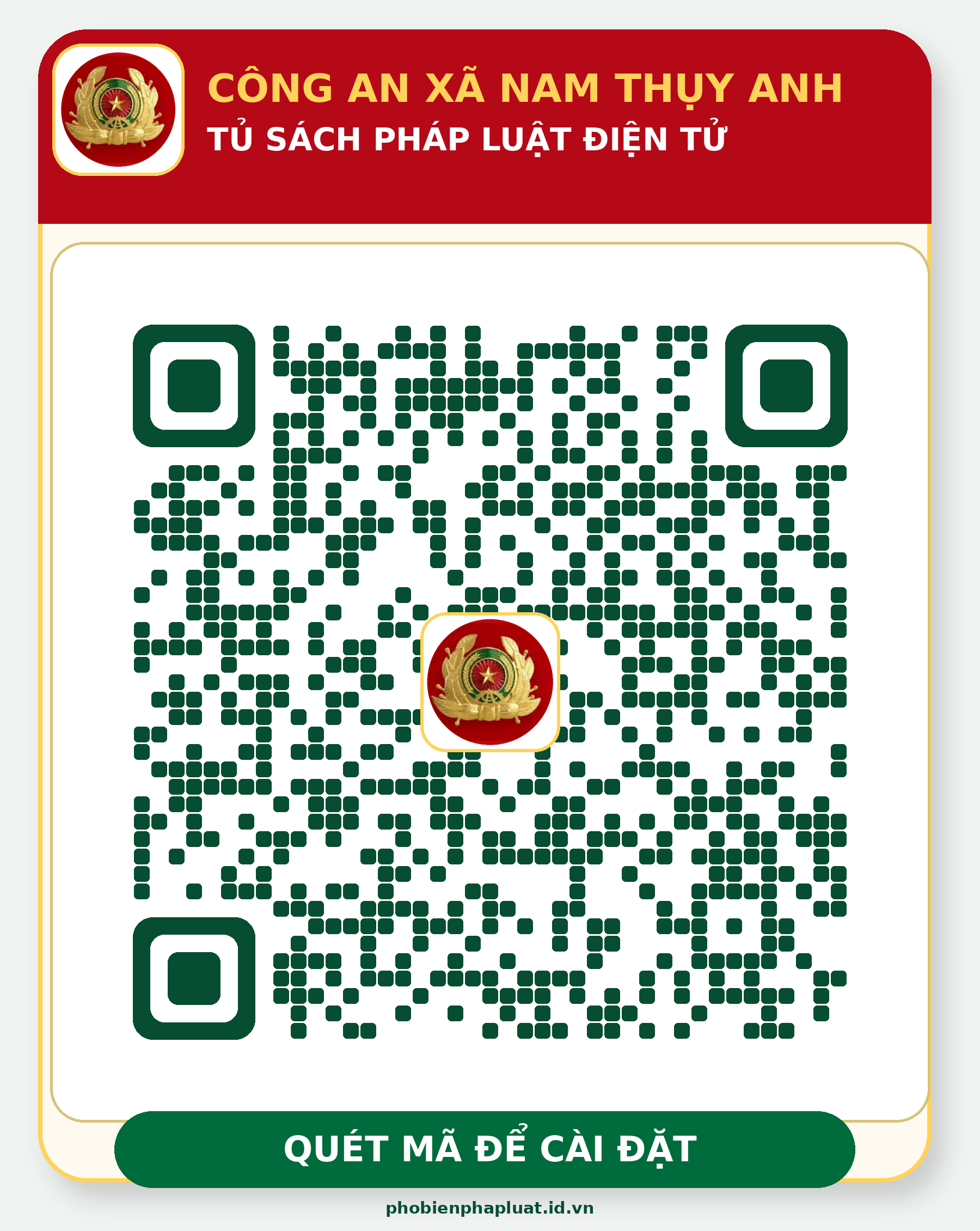QR cài Tủ sách pháp luật trên phobienphapluat.id.vn
